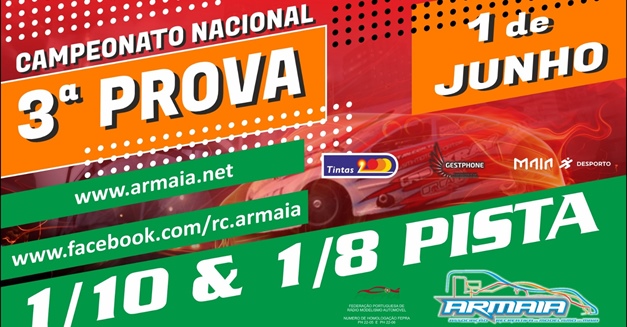 3ª Prova do Campeonato Nacional 1/8 e 1/10 200